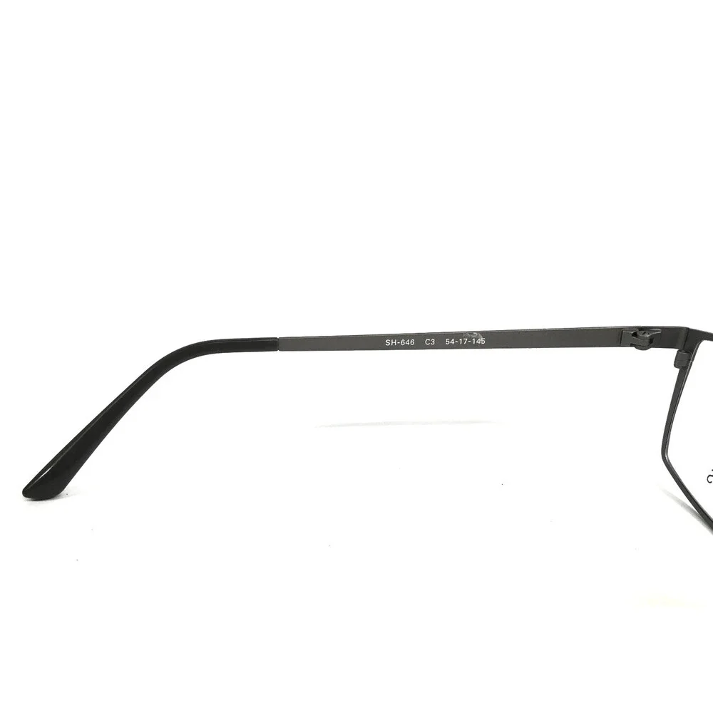 Scott Harris Eyeglasses Frames SH-646 C3 Navy Gunmetal Square 54-17-145